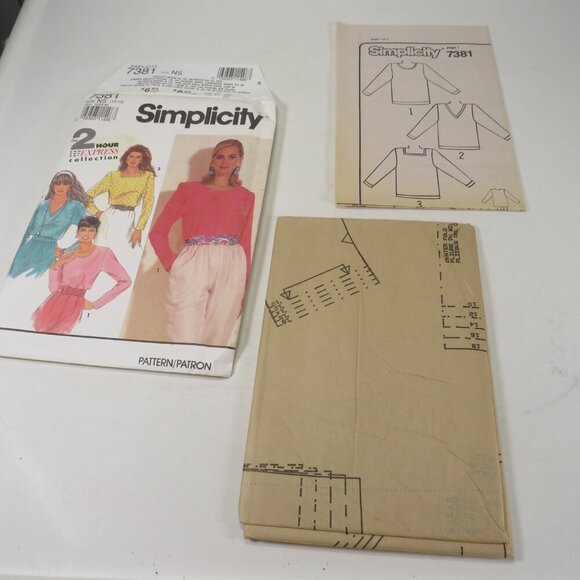 Simplicitiy 7381 Sewing Pattern EASY Shirt UNCUT 10-18 - Picture 6 of 8